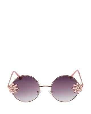 Steve Madden Betseys Side Piece Sunglasses Rose