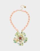 Betseyjohnson Sweetness And Light Flower Necklace Multi
