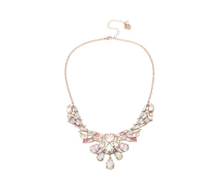 Betseyjohnson Little Angels Stone Necklace Pink