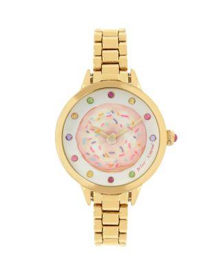 Steve Madden Spinning Out Donut Watch Rose Gold