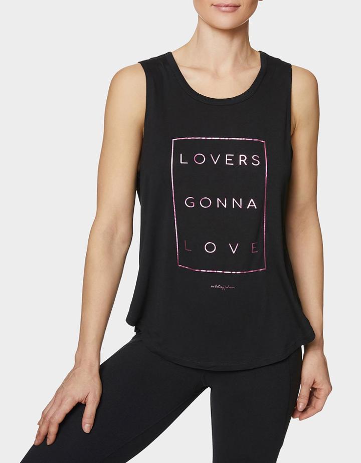 Betseyjohnson Lovers Gonna Love Tank Black