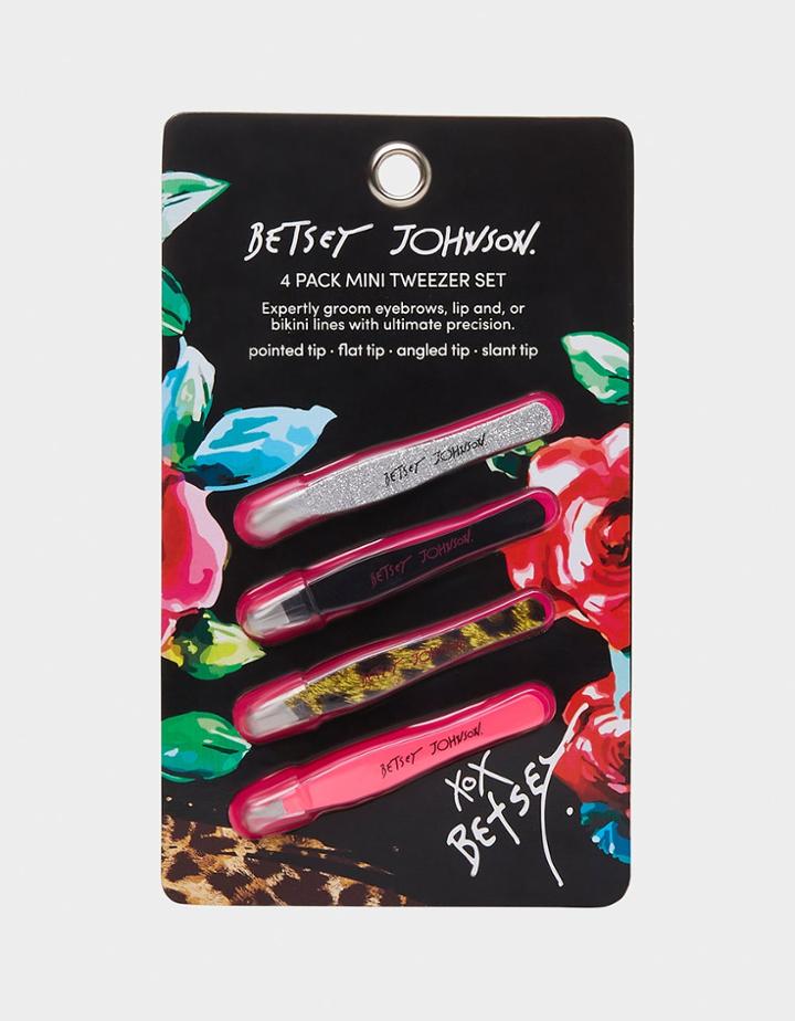 Betseyjohnson Mini Tweezer Four Pack