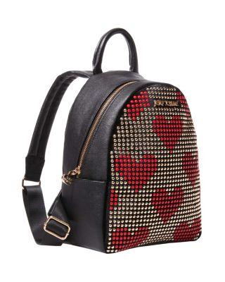 Steve Madden Superstud Studded Backpack Red