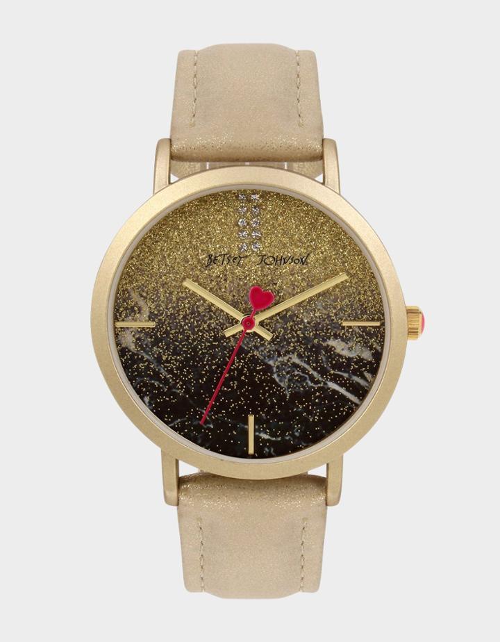 Betseyjohnson Faded Glory Ombre Watch Gold