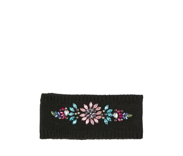 Betseyjohnson Royal Glow Headband Black