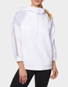 Betseyjohnson Colorblock Track Hoodie White