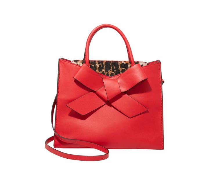 Betseyjohnson Cutting Edge Bow Satchel Red