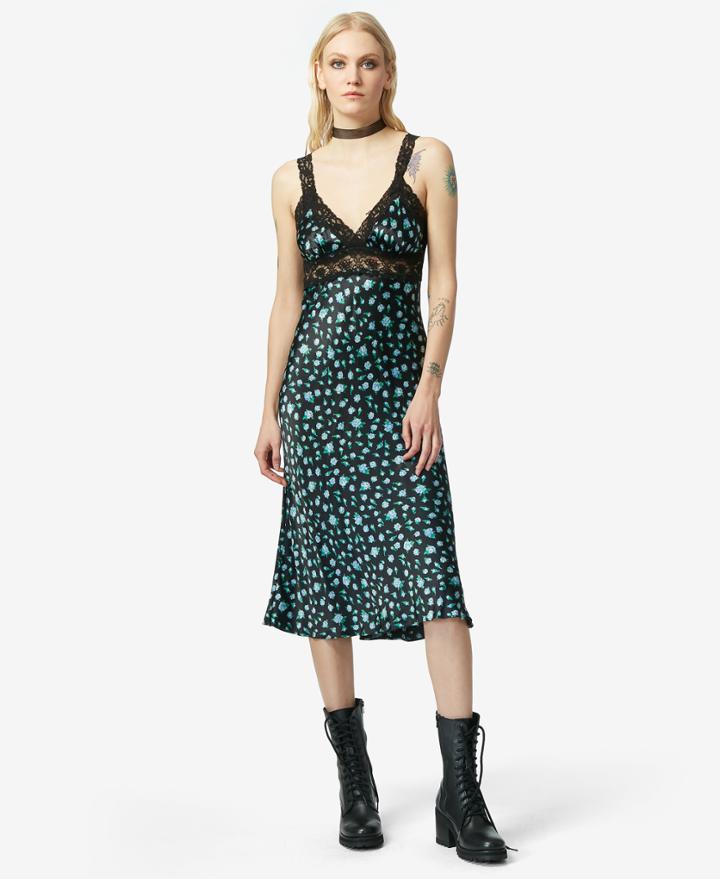 Betseyjohnson Bj Vintage Oh So Betsey Slip Dress Multi