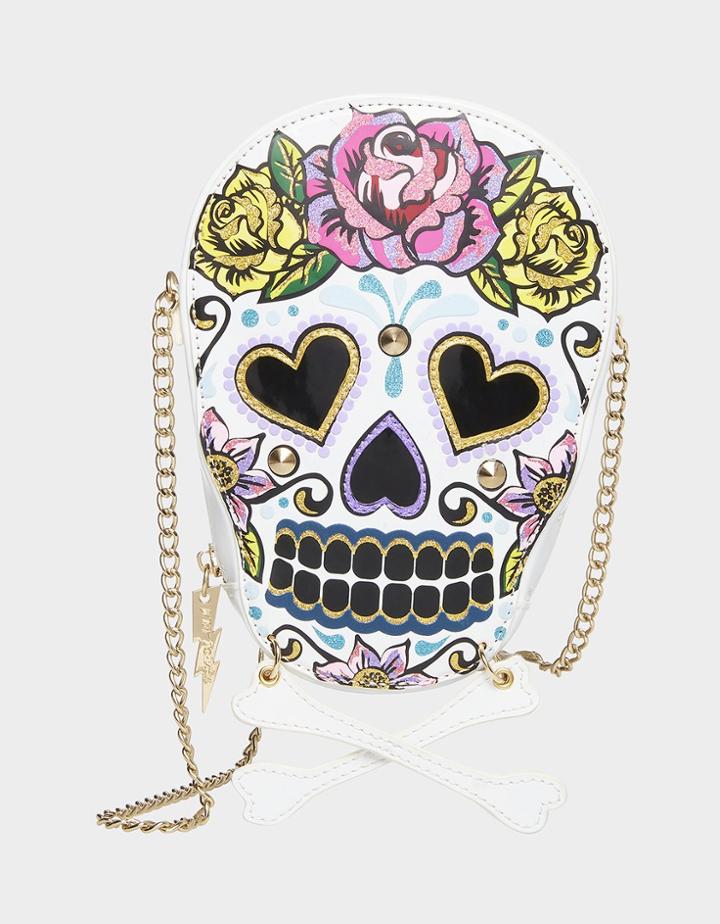 Betseyjohnson Kitsch Rose N Bones Crossbody Multi