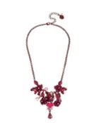 Steve Madden In Love Frontal Necklace Pink