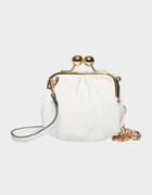 Betseyjohnson Charming Kiss Lock Pouch White