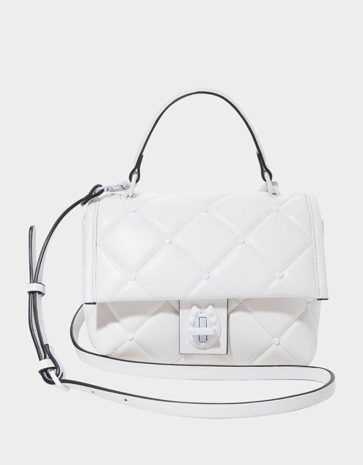 Betseyjohnson White Out Mini Suit Bag Cream
