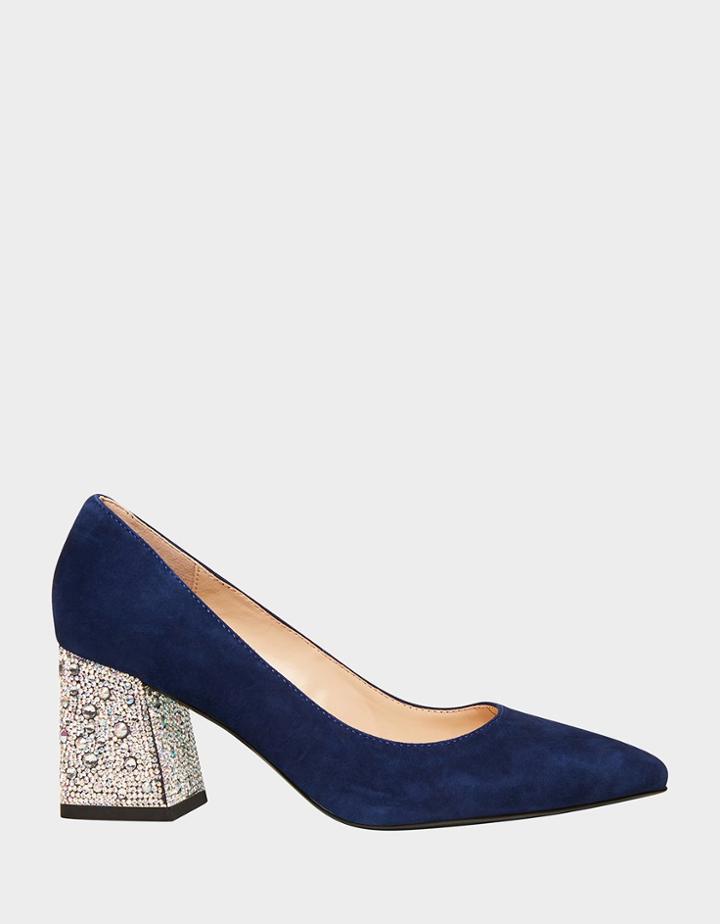 Betseyjohnson Sb-paige Navy Suede