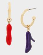 Betseyjohnson Nostalgic Pop Heel Hoops Multi