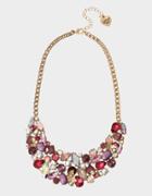 Betseyjohnson Spring In The Air Statement Necklace Purple