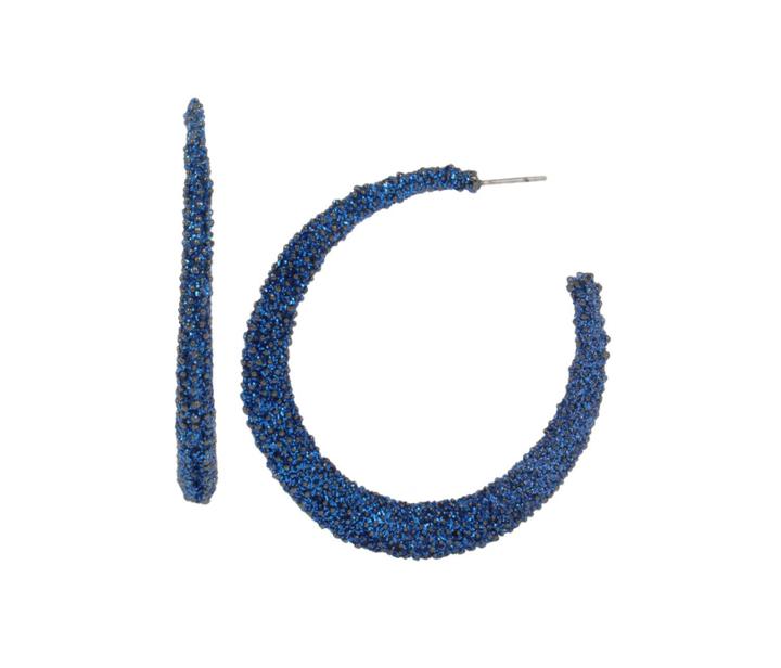 Betseyjohnson Hoop Magic Blue Ombre Earrings Blue