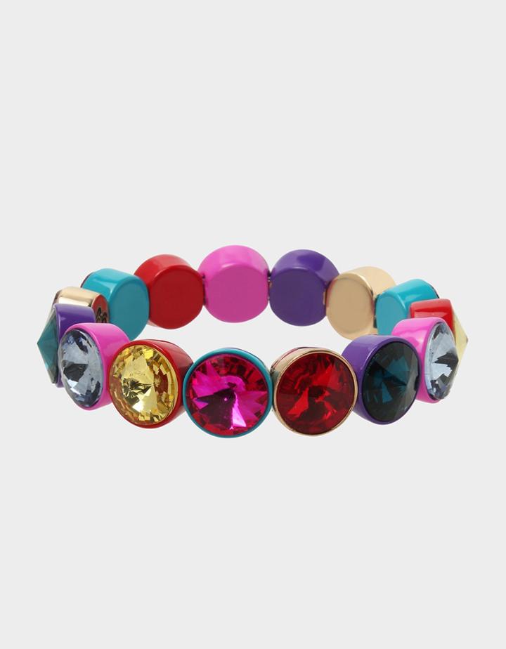 Betseyjohnson Nostalgic Pop Stone Bracelet Multi