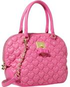 Steve Madden Always Be Mine Dome Satchel Pink