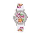 Betseyjohnson 3-d Flower Child White Watch White