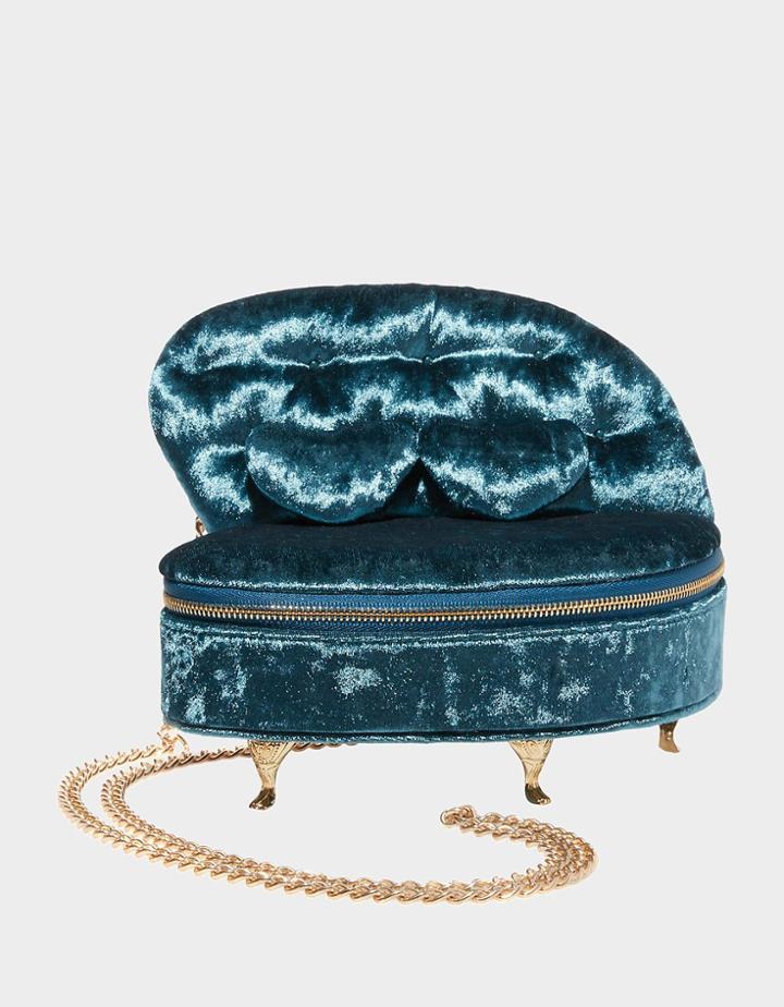 Betseyjohnson Kitsch Sofa So Good Crossbody Blue