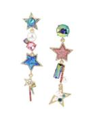 Steve Madden Celestial Starlet Linear Earrings Multi