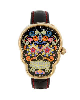 Steve Madden Dynamic Sugar Skull Black Watch Black