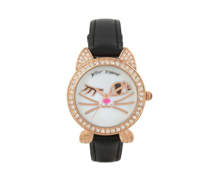 Betseyjohnson Winky Kitty Black Watch Black