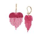 Betseyjohnson Unbreak My Heart Fringe Earrings Pink Multi
