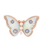 Steve Madden Flutterbye Butterfly Ring White