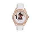 Betseyjohnson Bauble Head Kitty Watch White