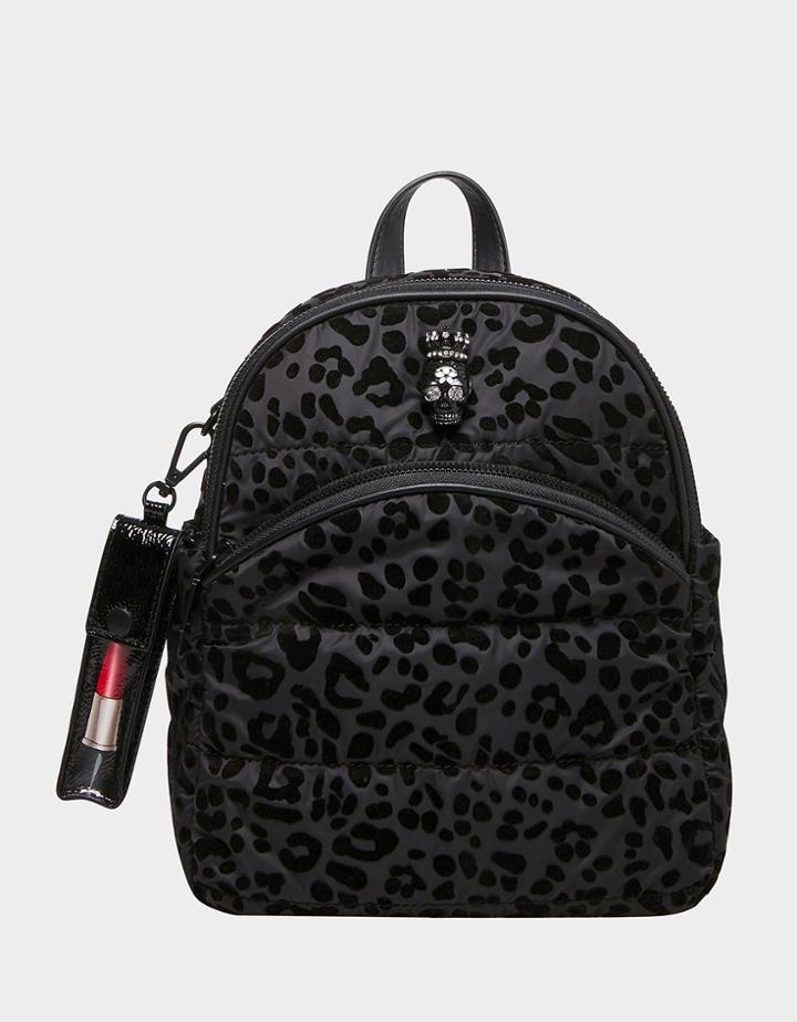 Betseyjohnson Pretty Puffer Midi Backpack Black