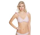 Betseyjohnson Shimmer Stripes Bralette Top Pink