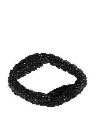 Steve Madden Glitterati Headband Black