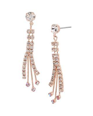 Steve Madden Little Angels Spray Earrings Pink