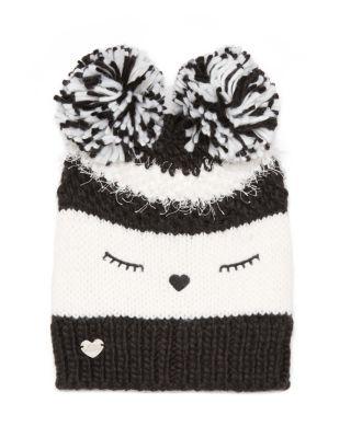Steve Madden Bear Necessities Beanie Black/white