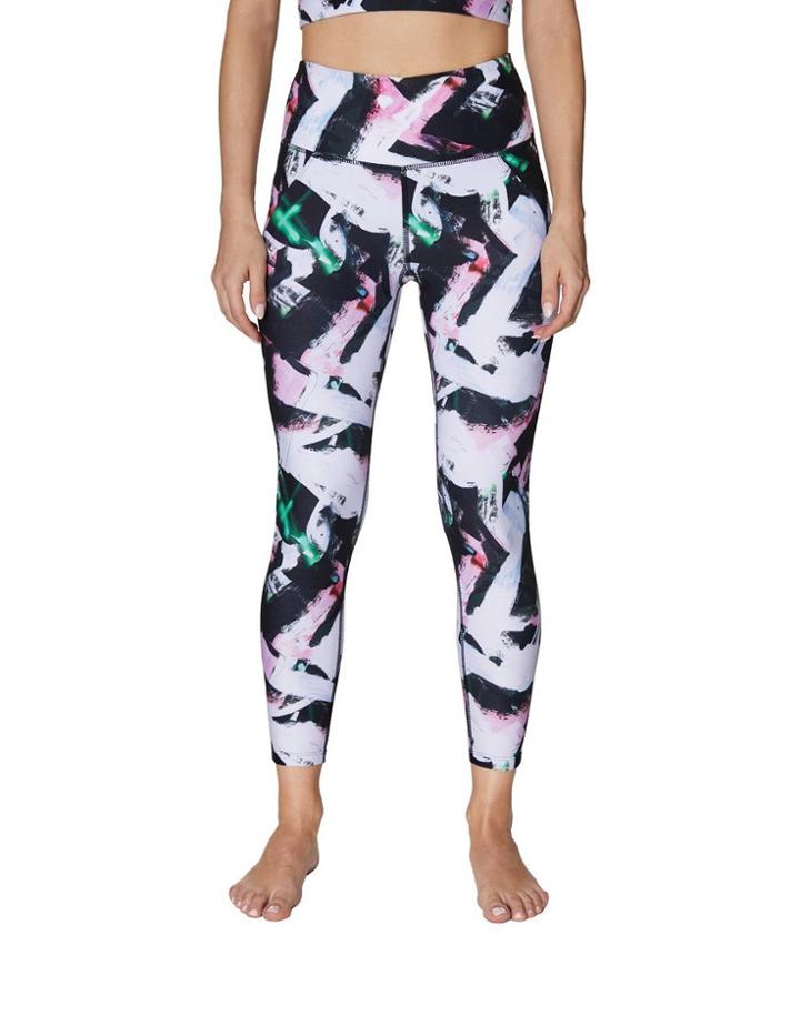 Betseyjohnson Wild Brush Stroke Leggings Multi
