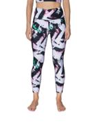 Betseyjohnson Wild Brush Stroke Leggings Multi