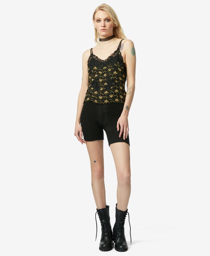 Betseyjohnson Bj Vintage Lace Floral Tank Multi