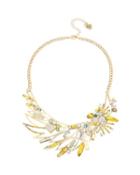 Steve Madden Statement Critters Cockatoo Necklace Yellow