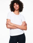 Betseyjohnson Mesh Blocked Seamless Tee White