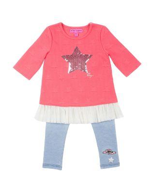 Steve Madden Starry Sights 4-6x 2 Piece Legging Set Coral