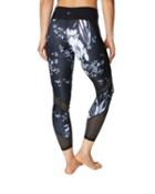 Steve Madden Mixed Media Patchwork Legging Black/white