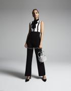 Betseyjohnson All The Trimmings Jumpsuit Black-white