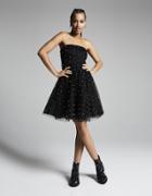 Betseyjohnson Rainbow Studs Party Dress Black Multi