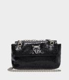 Betseyjohnson Slither And Shine Crossbody Black