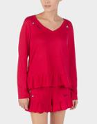 Betseyjohnson Icons And Love Top Red