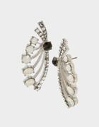 Betseyjohnson Get Your Wings Spray Earrings Crystal