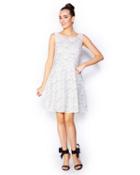 Steve Madden Lacey Swirls Party Dress Natural