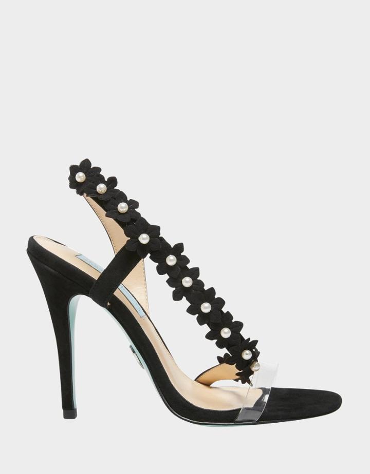 Betseyjohnson Sb-baha Black Suede
