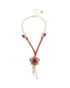 Steve Madden Tropical Punch Y Necklace Multi